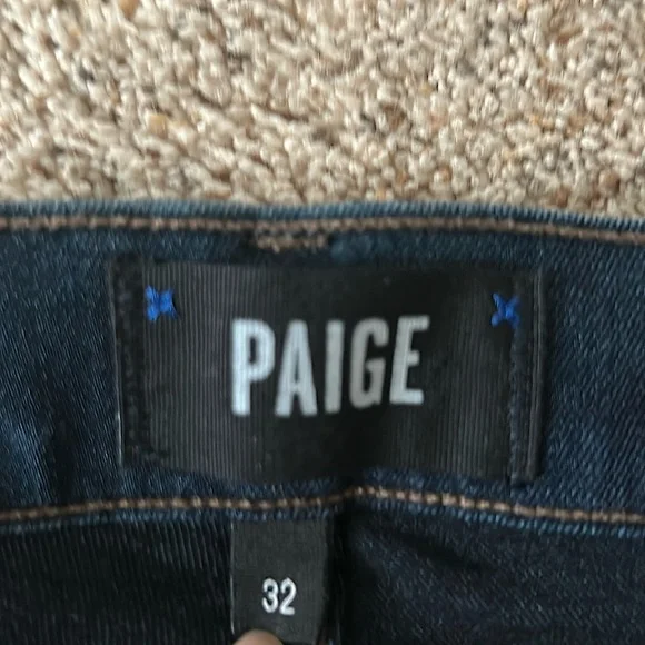 PAIGE Men’s Federal Samson Wash Straight Leg Denim Jeans Pants **Size 32** 👖👖 - Picture 8 of 9